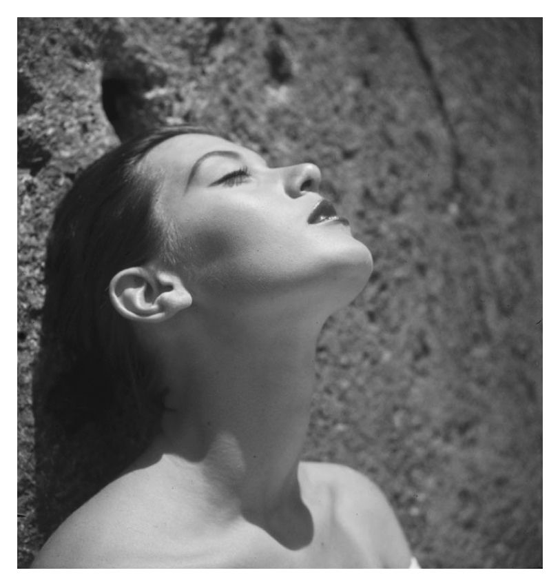 Girl In Lipstick By Toni Frissell Oversize Archival Pigment Print Framed In Black photo furniture