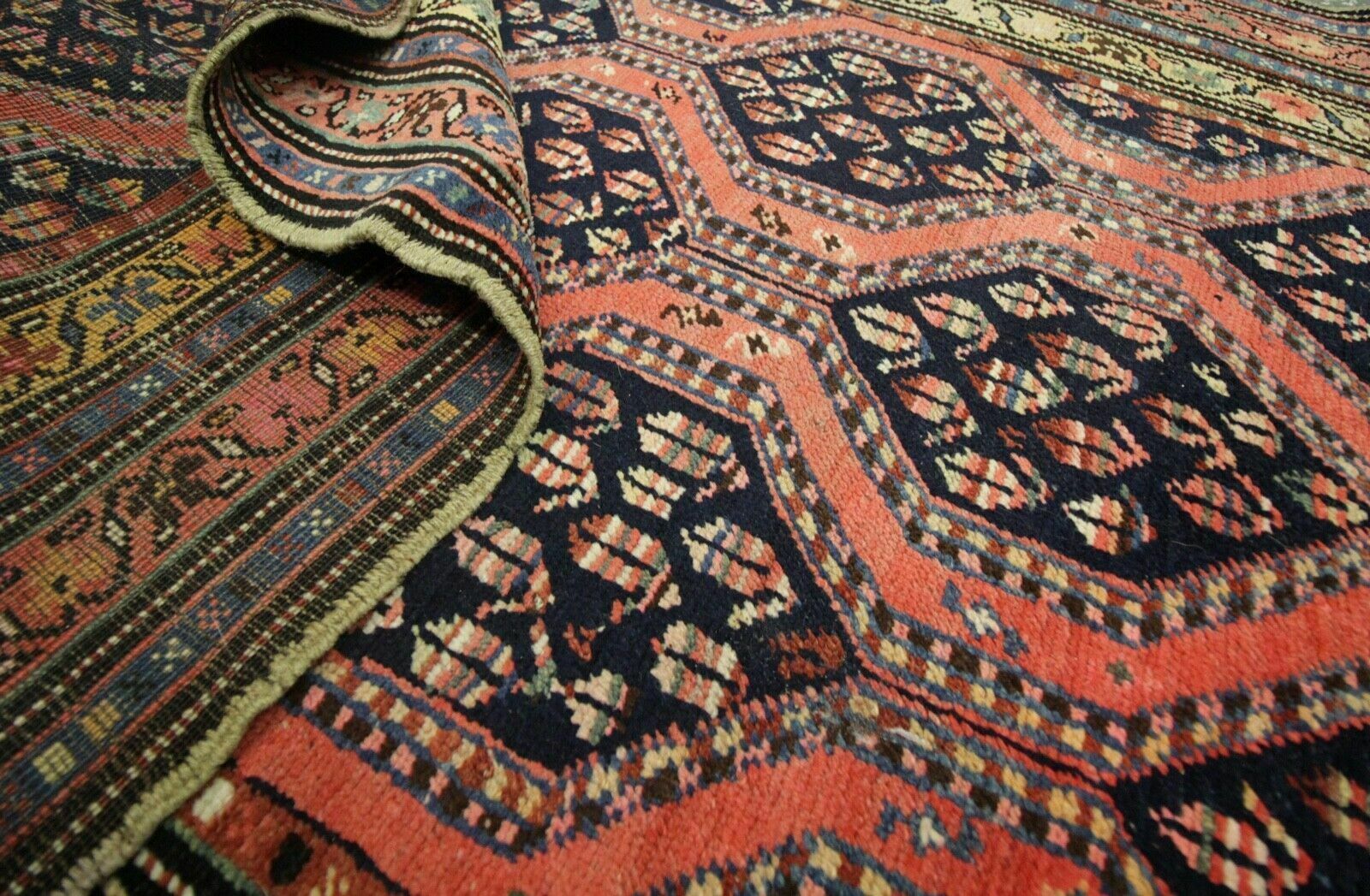 photo furniture Traditional Antique Blush Pink Area Rug Handmade Oriental Wool Carpet