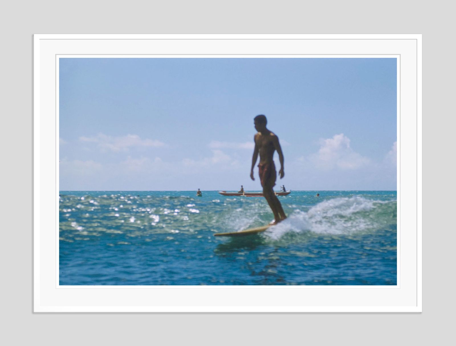 Hawaiian Scenes By Toni Frissell Oversize Archival Pigment Print Framed In White