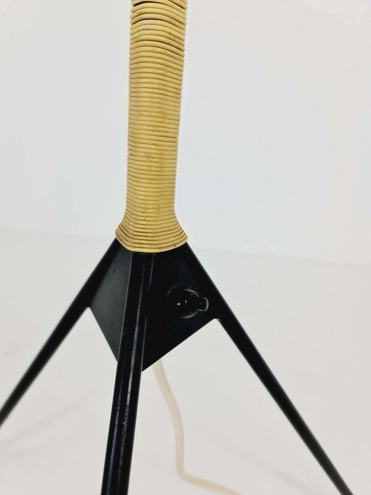 Tripod Swedish Vintage Floor Lamp In Metal By Möller Armatur Eskilstuna Mae, 1950s photo vintage