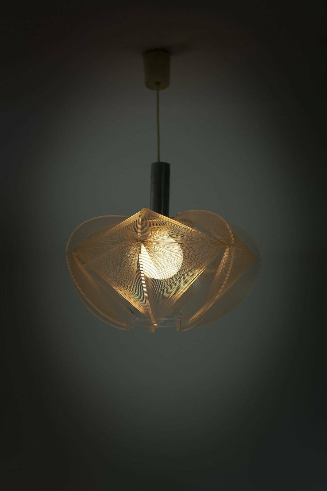 Mid Century Swag Pendant Lamp By Paul Secon For Sompex Germany 1960s