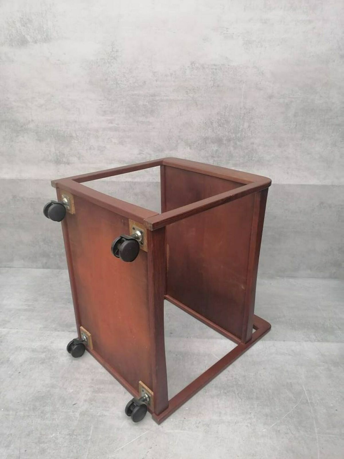 photo for sale Midcentury Modern Danish Serving Bar Cart Trolley In Teak 1960s