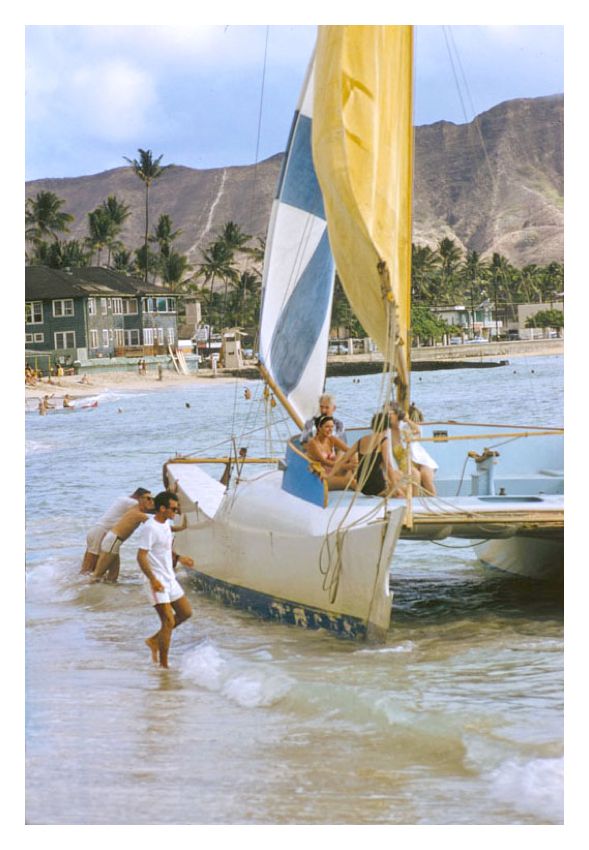 Hawaiian Scenes By Toni Frissell Oversize Archival Pigment Print Framed In White photo furniture