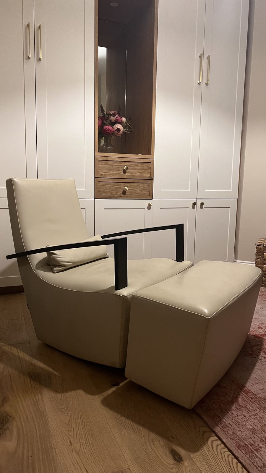 Ligne Roset "Neo" Rocker And Ottoman photo furniture