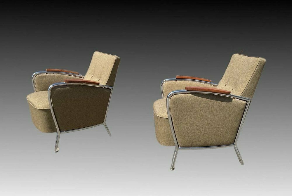 Bauhaus Style Armchairs By Joseph Perestegi, 1960s Set Of 2 photo vinterior