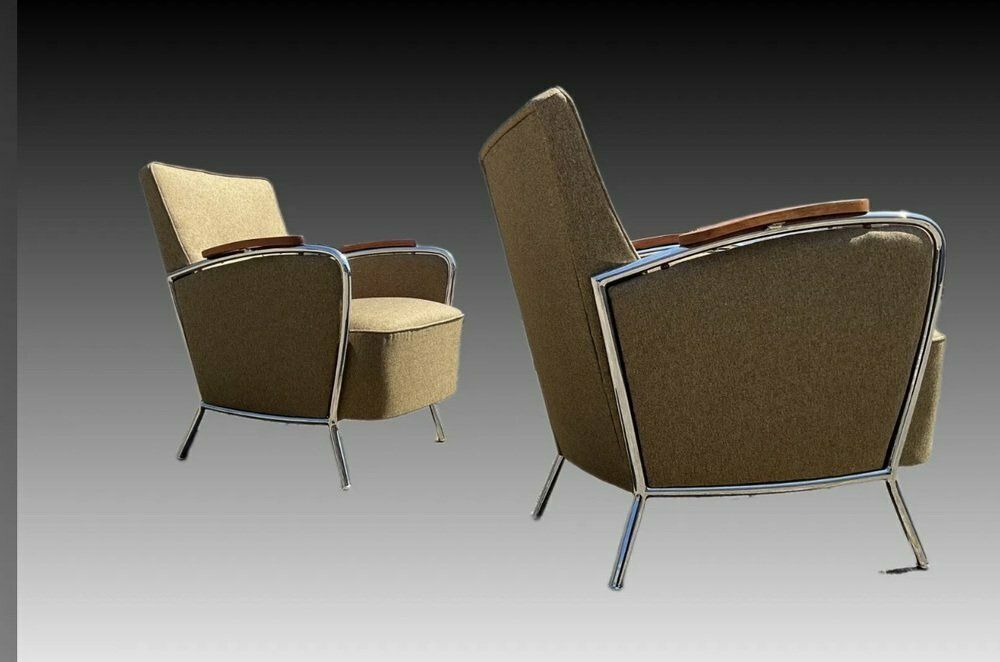 Bauhaus Style Armchairs By Joseph Perestegi, 1960s Set Of 2 photo buy