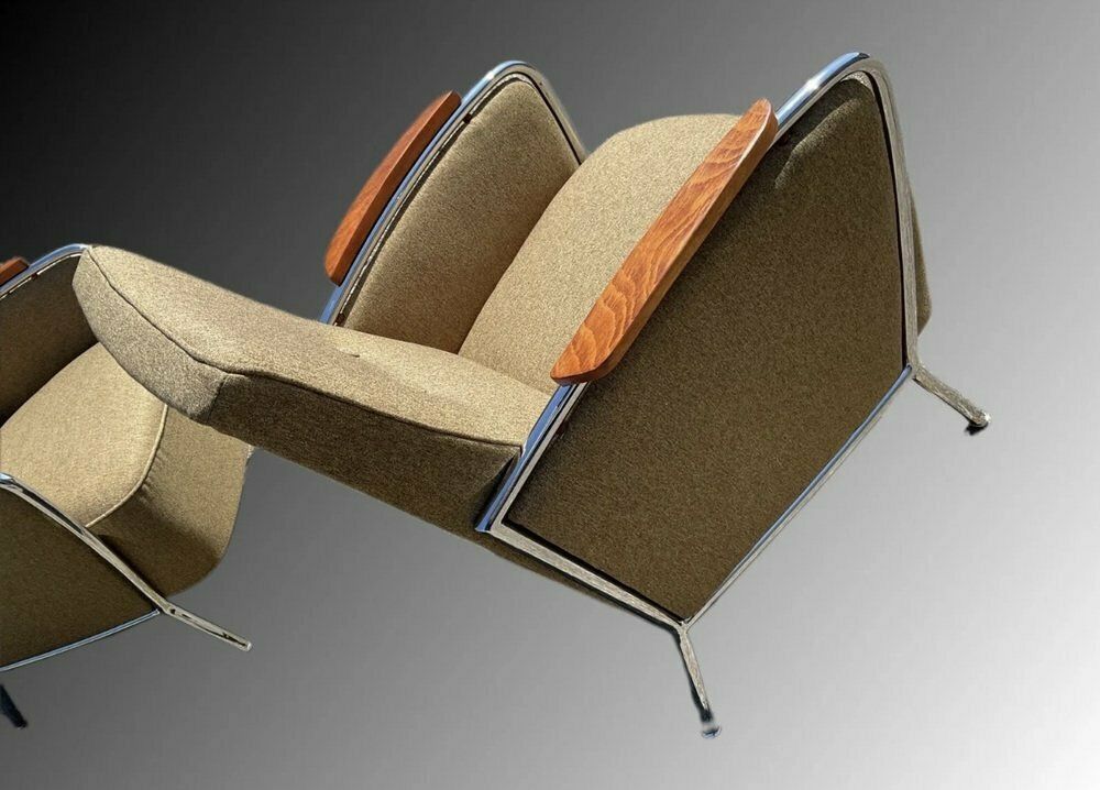 photo vinterior Bauhaus Style Armchairs By Joseph Perestegi, 1960s Set Of 2
