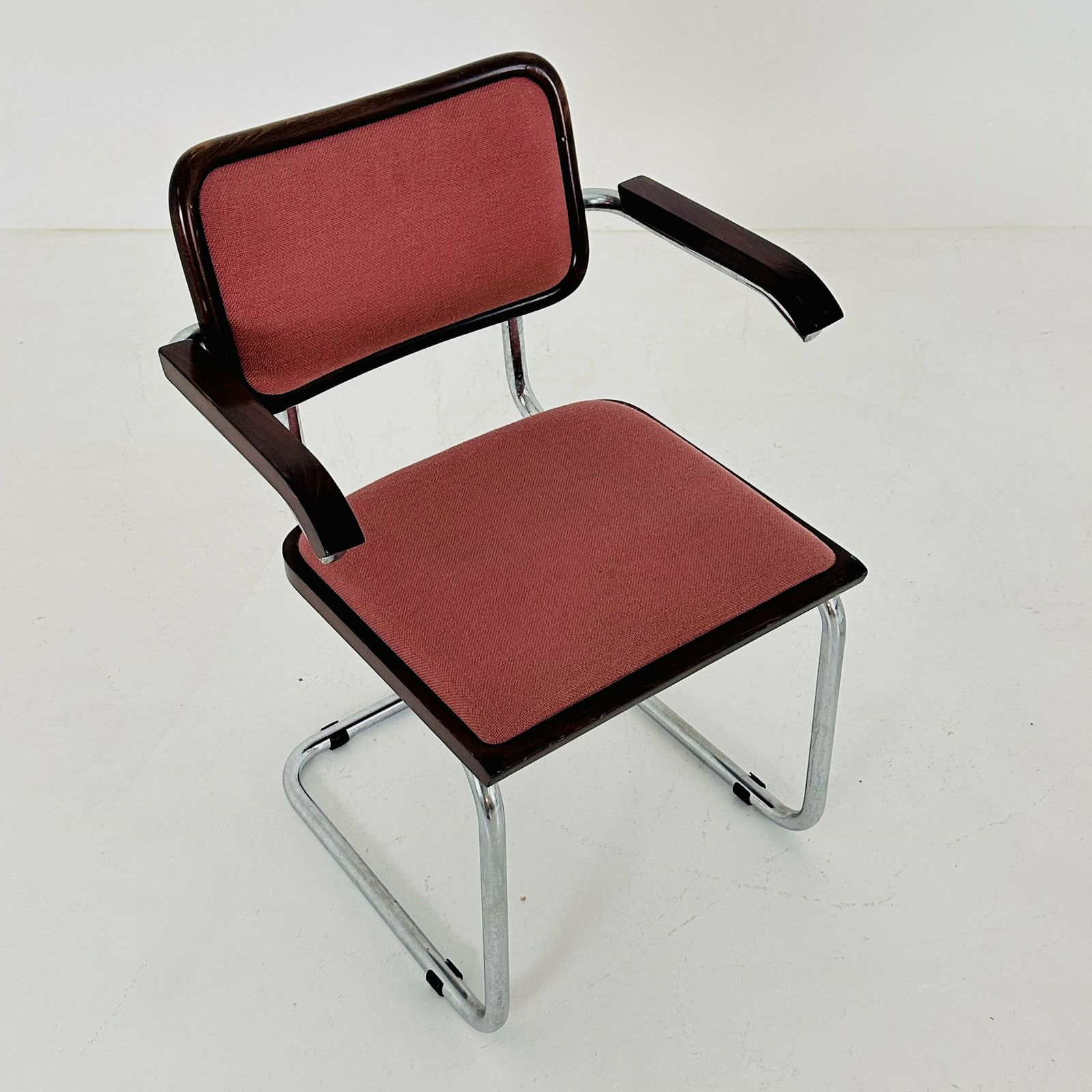 Marcel Breuer B32 Upholstered Cesca Armchair, Bauhaus Design By Bene photo for sale