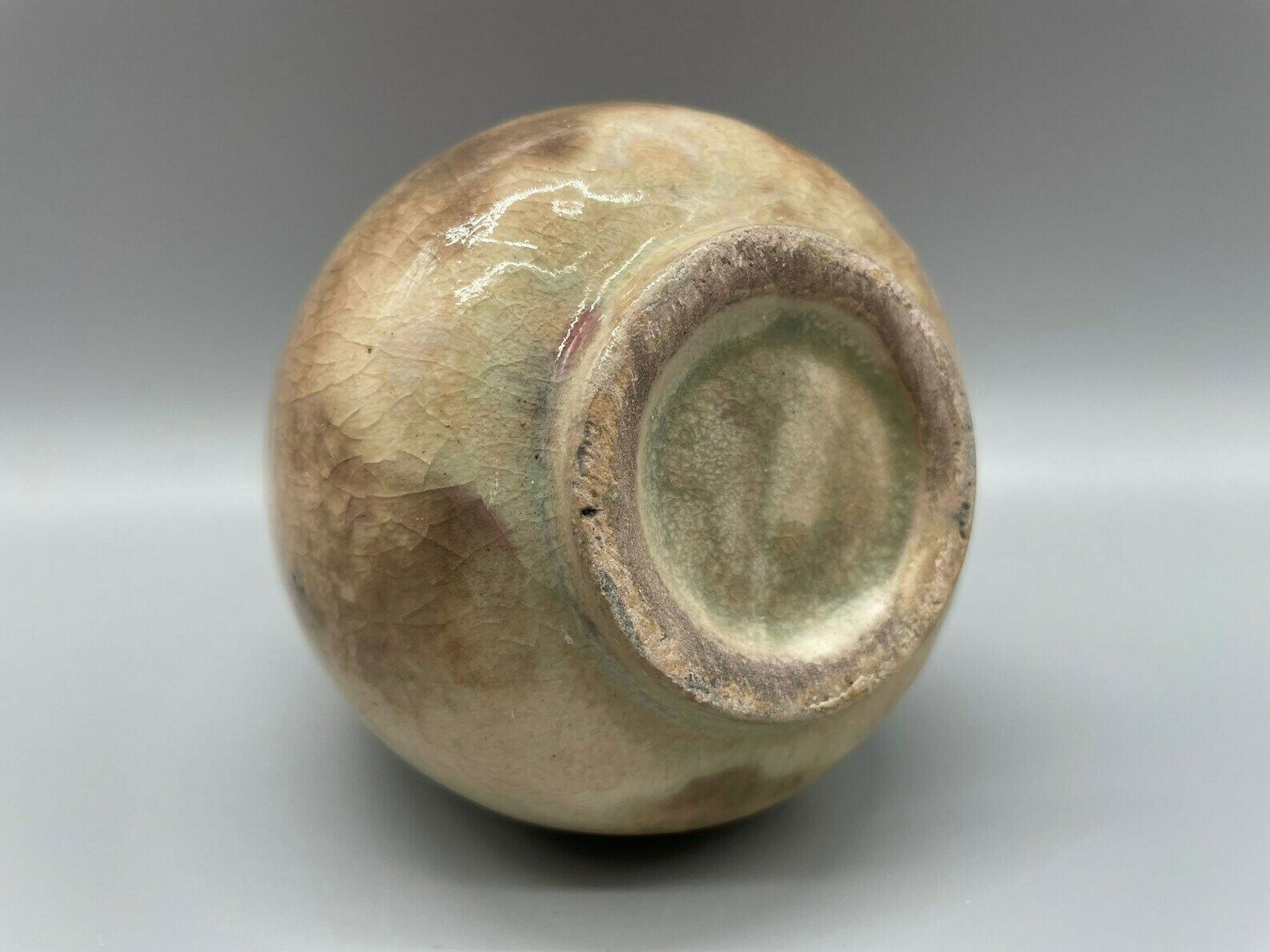 photo furniture Richard Uhlemeyer Vase In Delicate Beige Tones, Germany 1940s