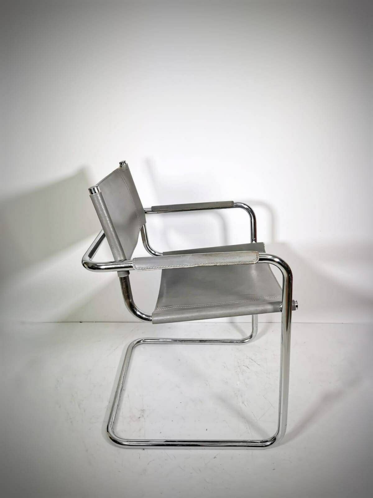 1 Of 2 Model Studi Chair By Mart Stam & Marcel Breuer 1970s photo for sale