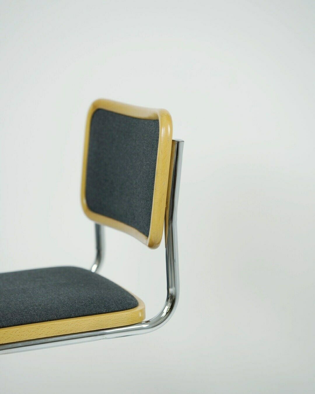 1 Of 5 Marcel Breuer B32 Upholstered Cesca Chair, Bauhaus Design By Bene photo 539.0