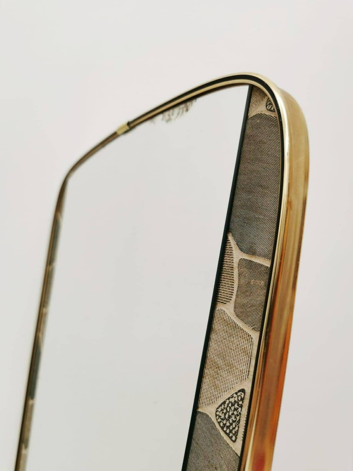 Mid Century Asymmetric Mirror Original Kidney Mirror Standard Style From The 50s 60s photo Home Decor
