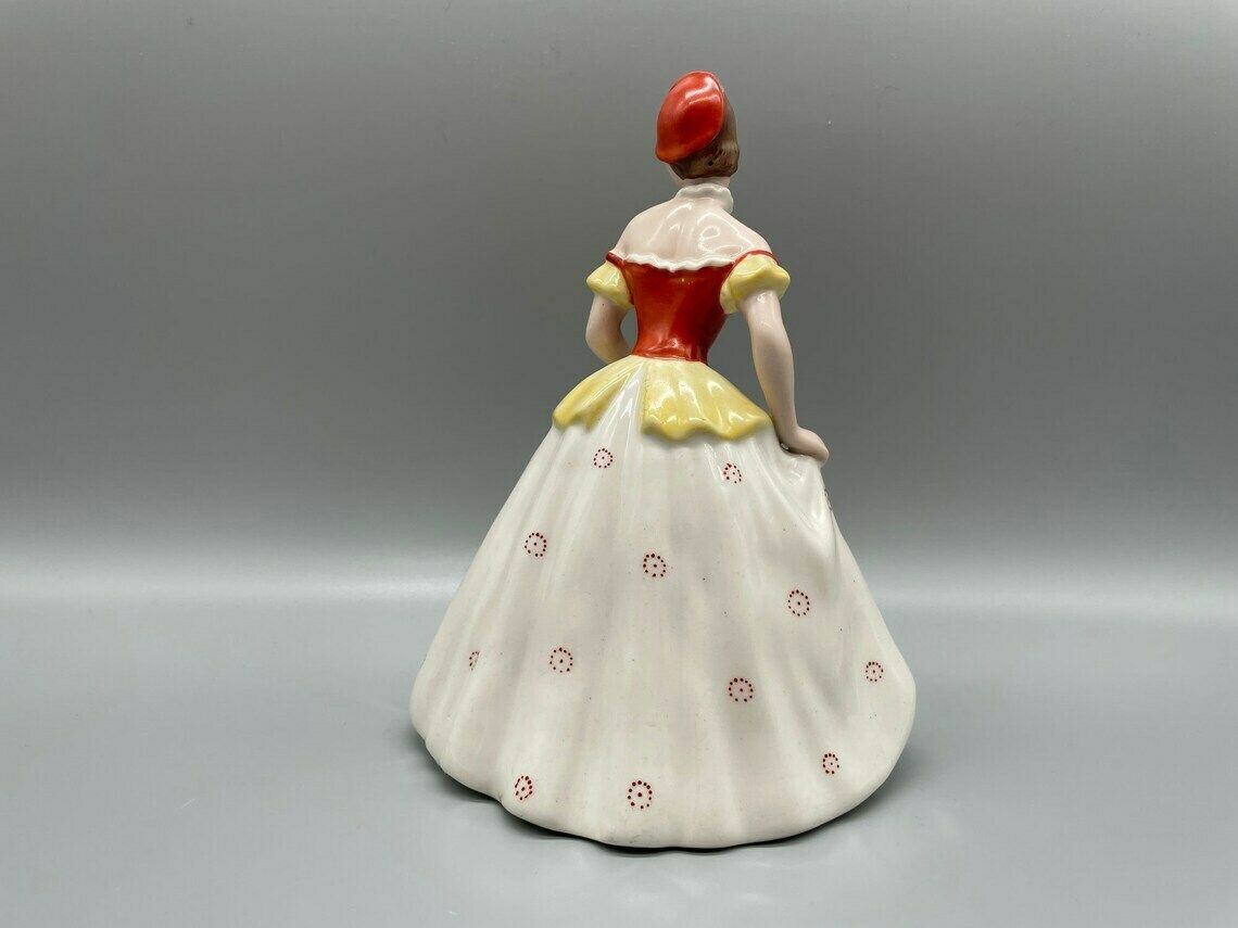 Lady In Biedermer Costume By Royal Dux, Czech Republic Around photo 314.0