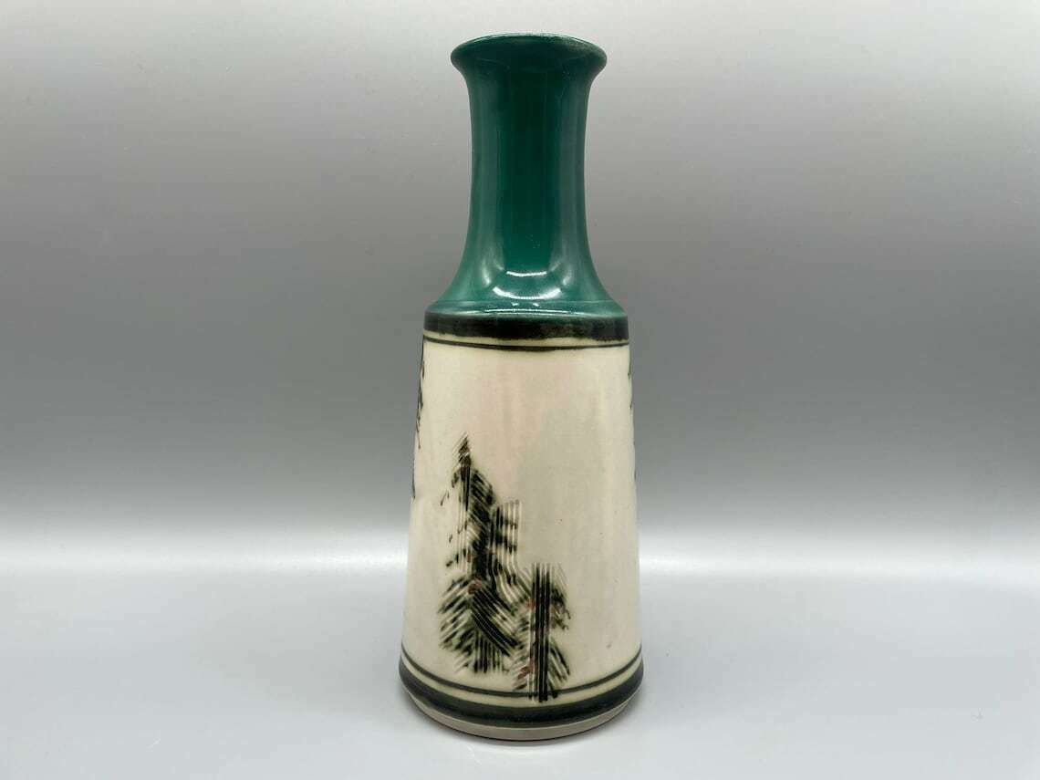 Rare Exquisite Vase By Gilbert Portanier For Rosenthal, 1960s photo for sale