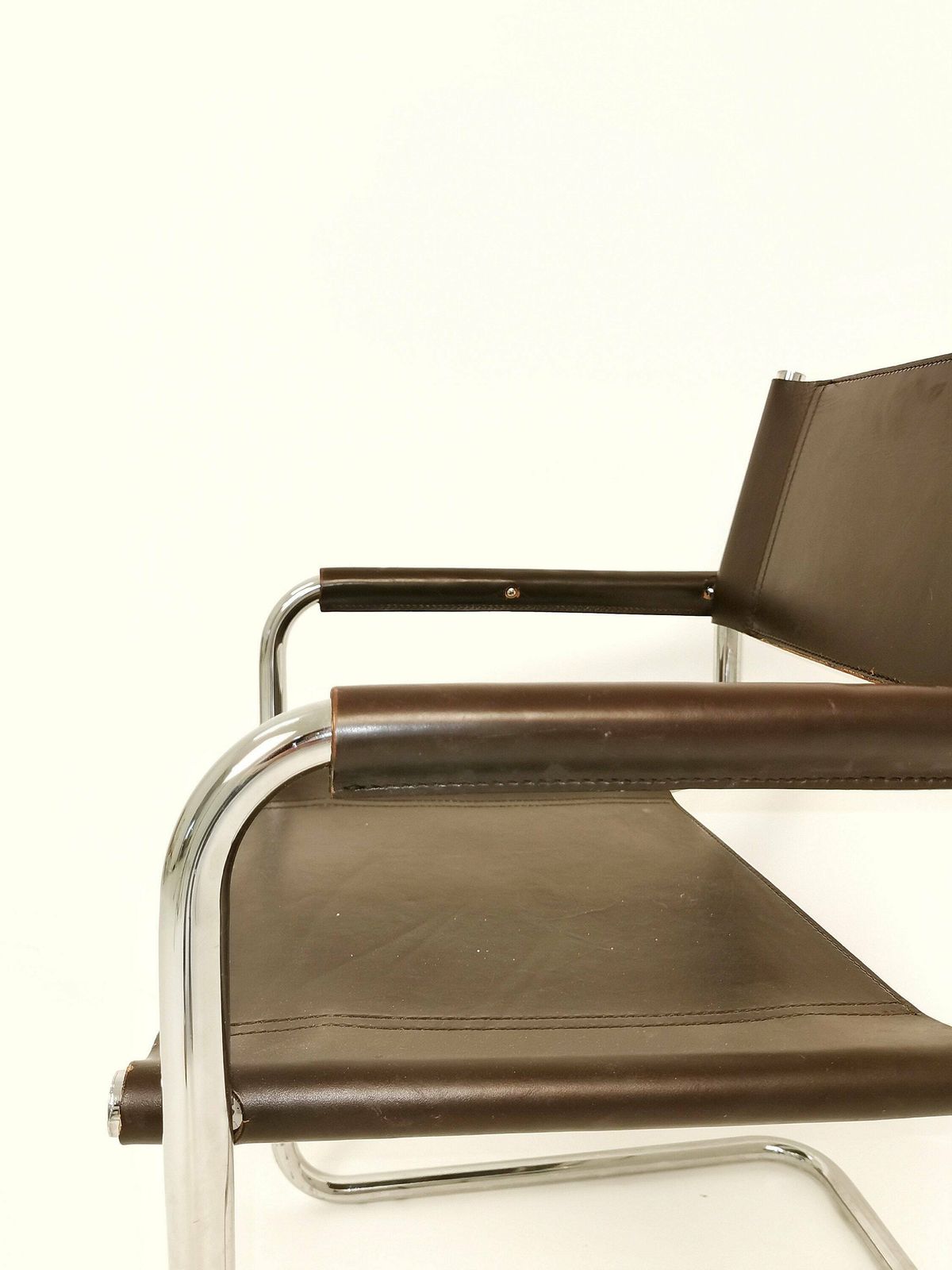 1 Of 6 Braun Mg5 Centro Studi Desk Chair By Mart Stam & Marcel Breuer For Fasem Italy, 1980s photo 592.0