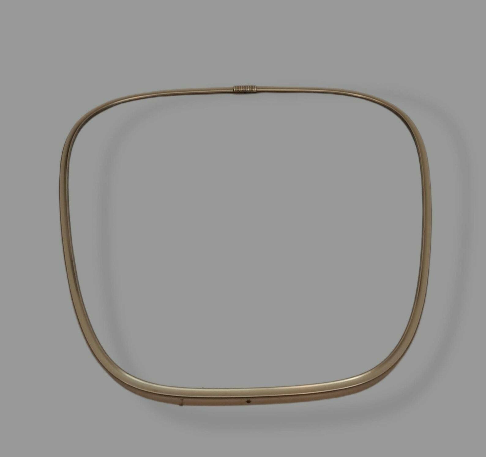 Mid Century Asymmetric Nieren Spiegel   Small Kidney Mirror From The 50s 60s Rockabilly photo for sale