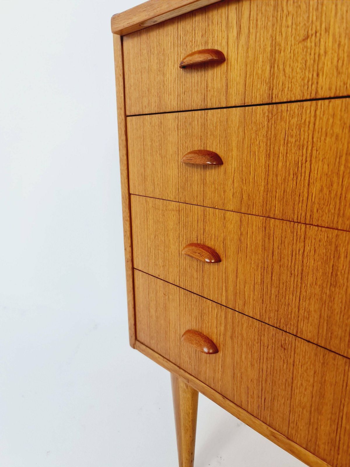Midcentury Vintage Teak Secretary / Vanity /Make Up Table By Arne Wahl Iversen 1960s photo 1400.0