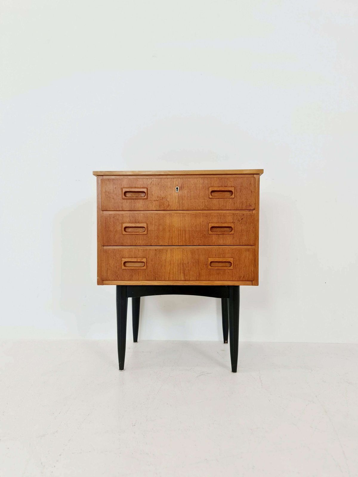 Midcentury Danish Design Chest Of Drawers / Drawer Dresser /3 Drawers Cabinet, 1960s