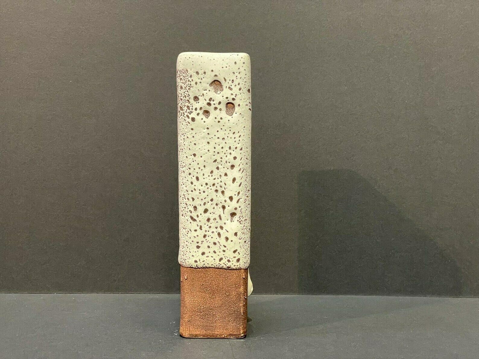 Emons & Söhne Ceramic Fat Lava Vase Signs West German Art Ceramics photo for sale