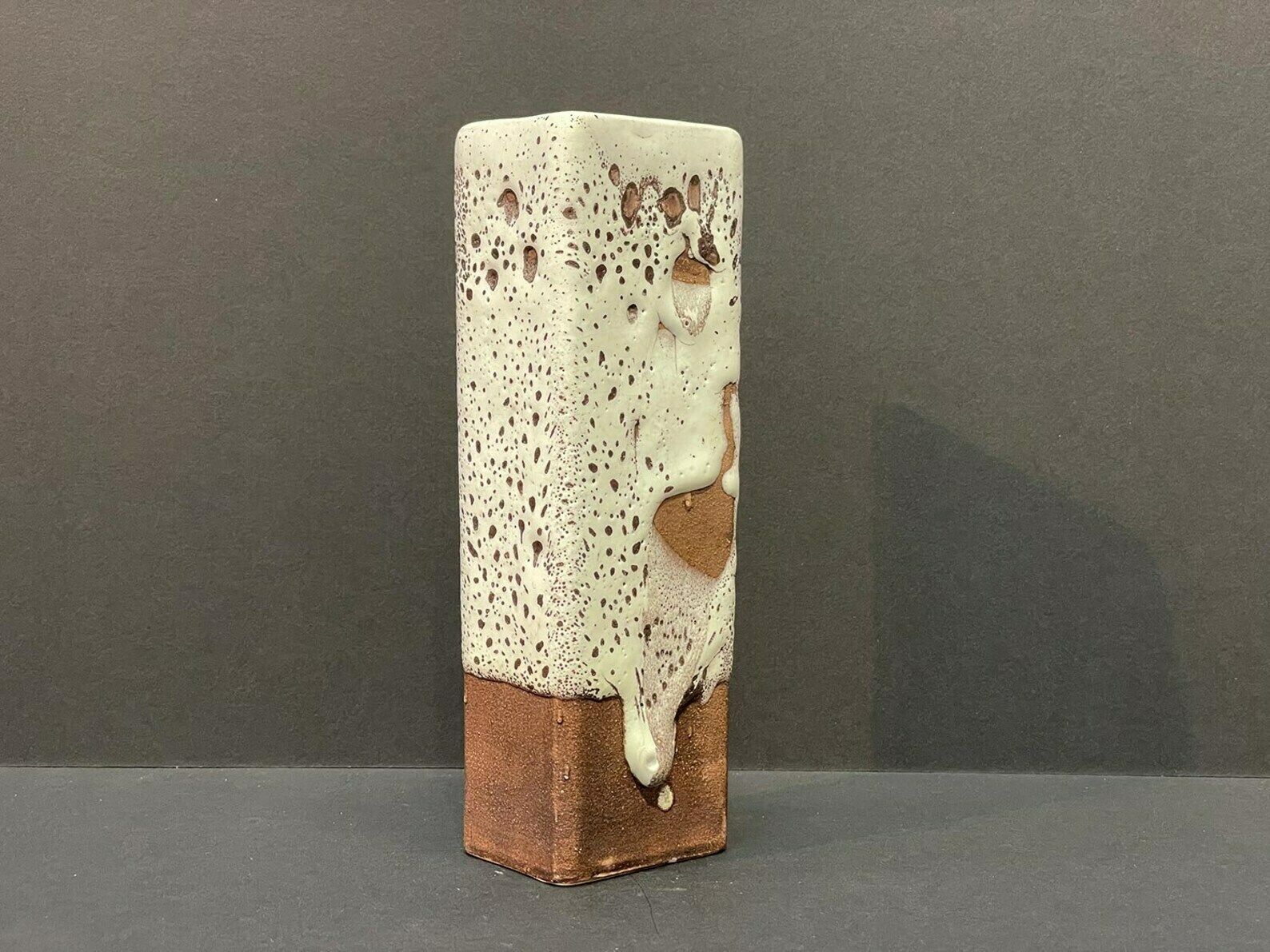 Emons & Söhne Ceramic Fat Lava Vase Signs West German Art Ceramics photo 62.0