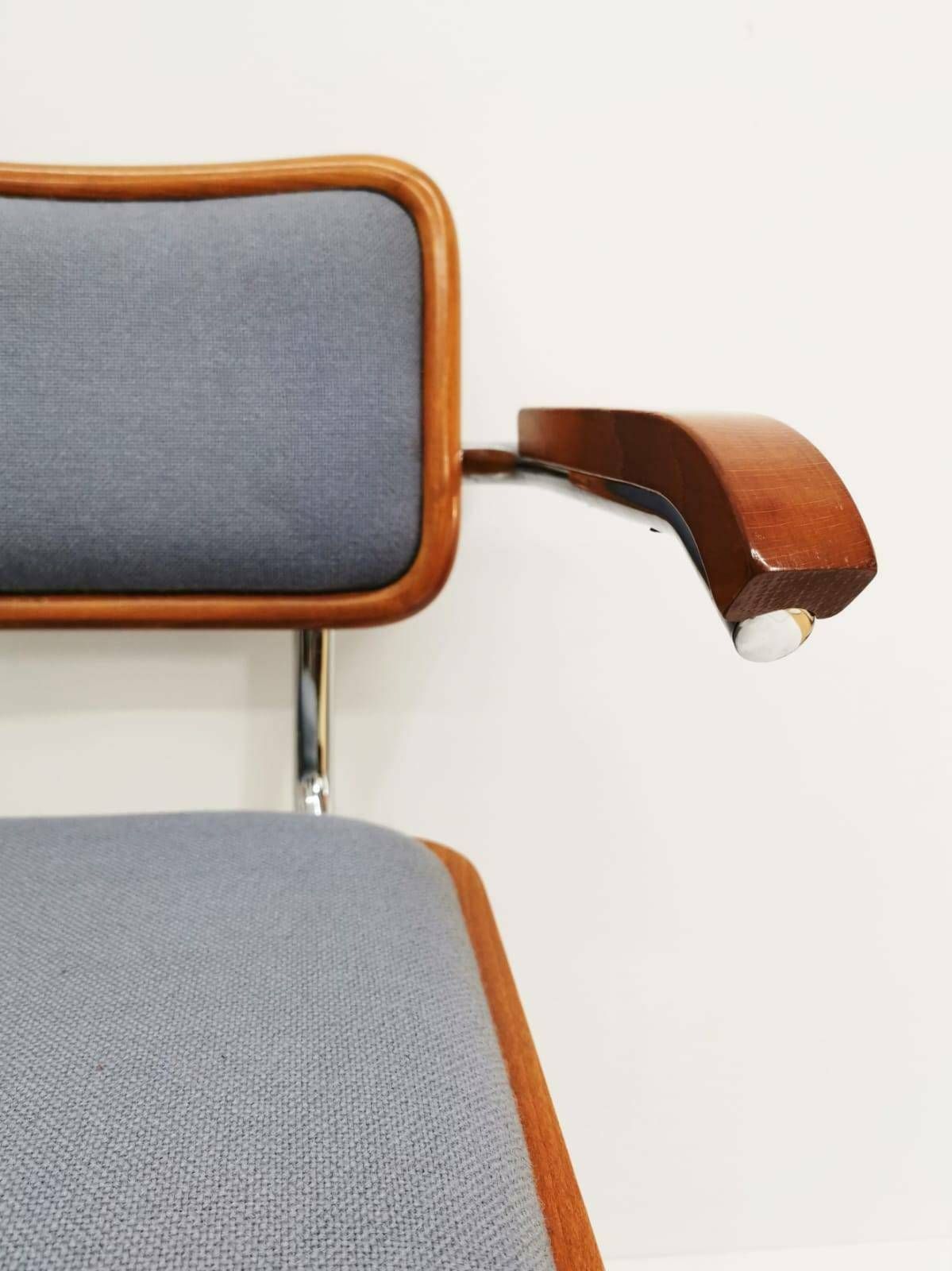 Marcel Breuer B32 Upholstered Cesca Armchair, Bauhaus Design By Bene photo 646.0
