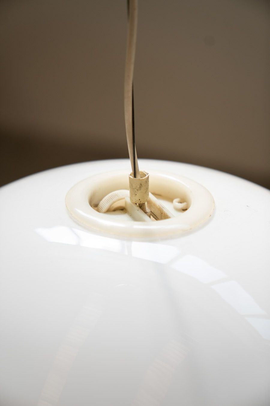 Title Black And White Ceiling Lamp By Pier Giacomo And Achille Castiglioni For Flos, 1965 photo furniture