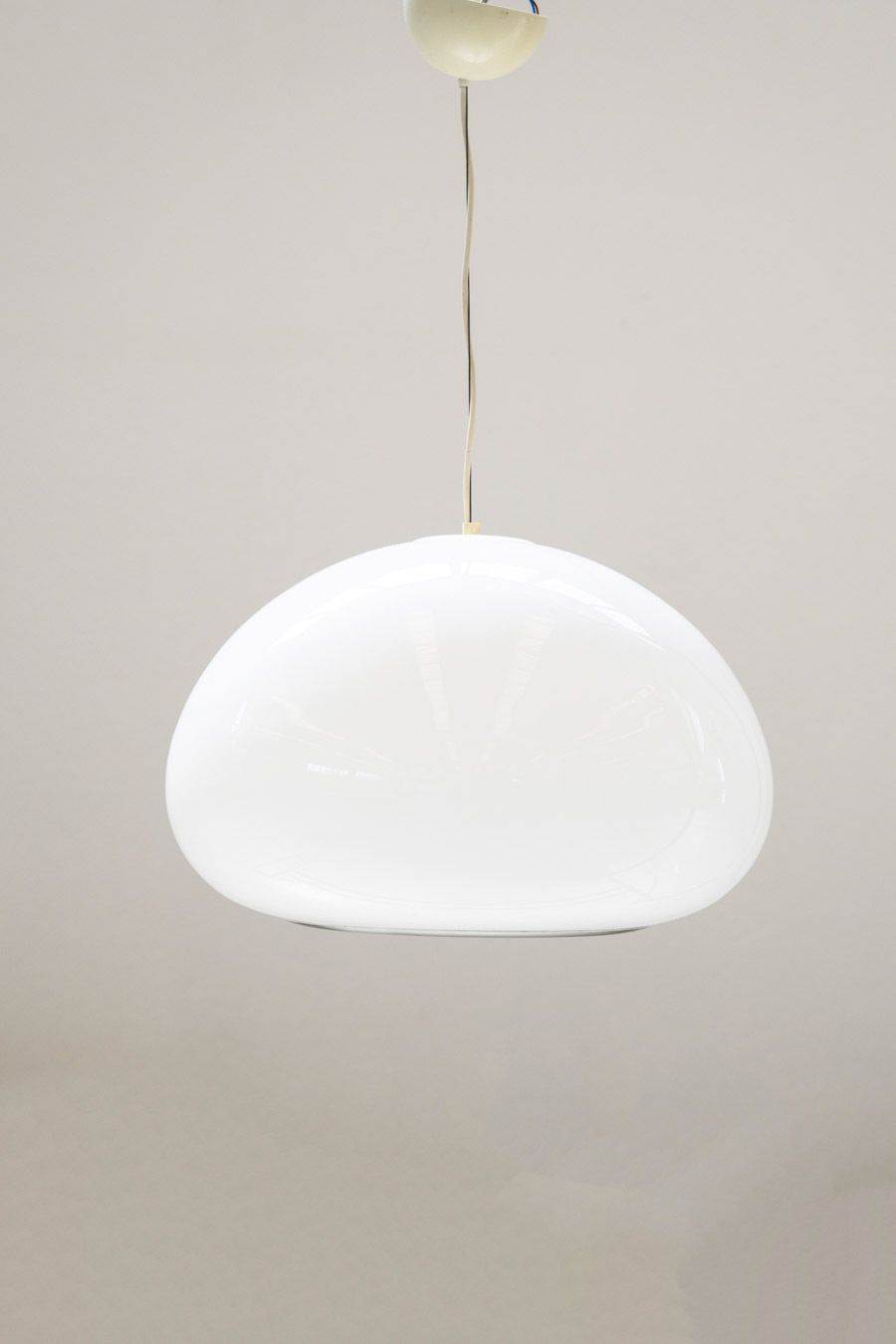 Title Black And White Ceiling Lamp By Pier Giacomo And Achille Castiglioni For Flos, 1965