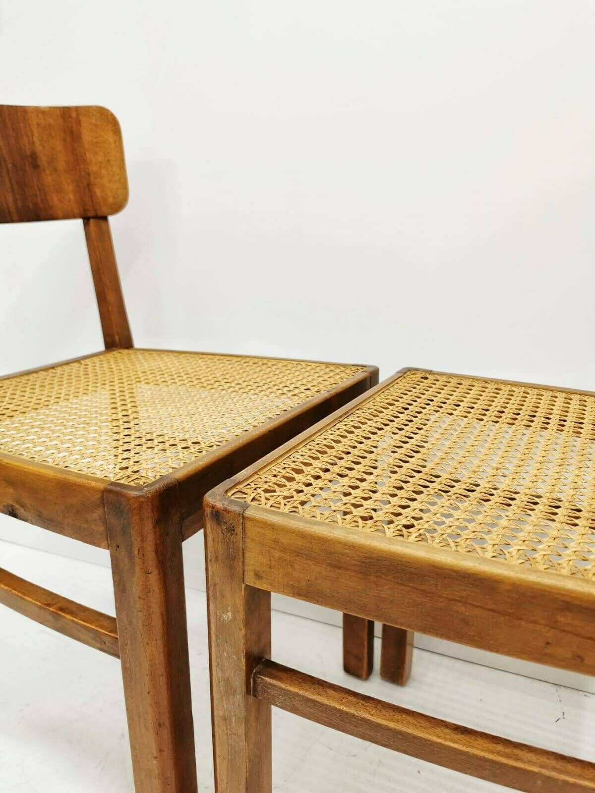 photo for sale Rattan Wooden Chair Austria 1960s