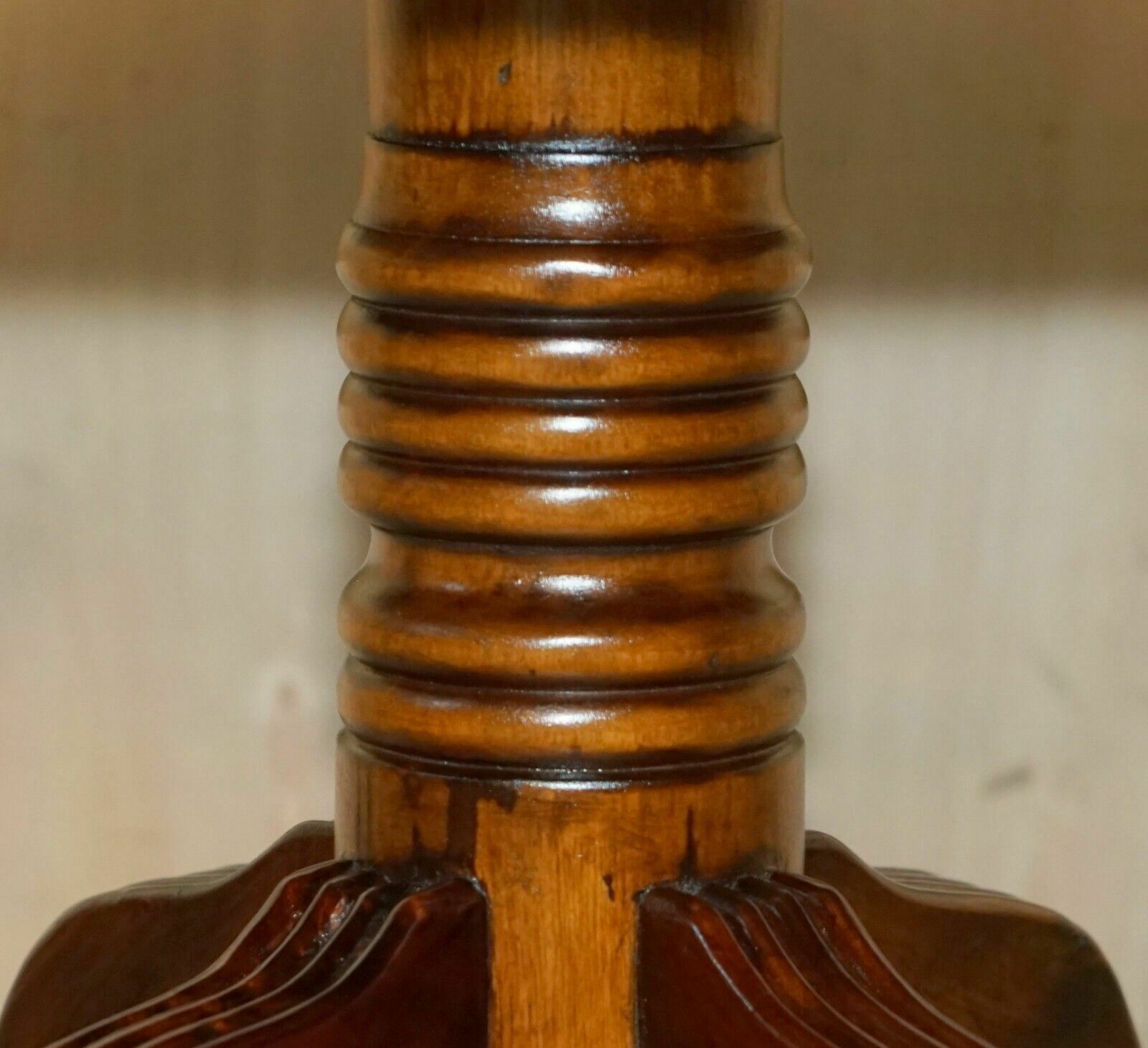Lovely 1950's Vintage Solid Mahogany Extra Large Side Table Medium Coffee Table photo vinterior