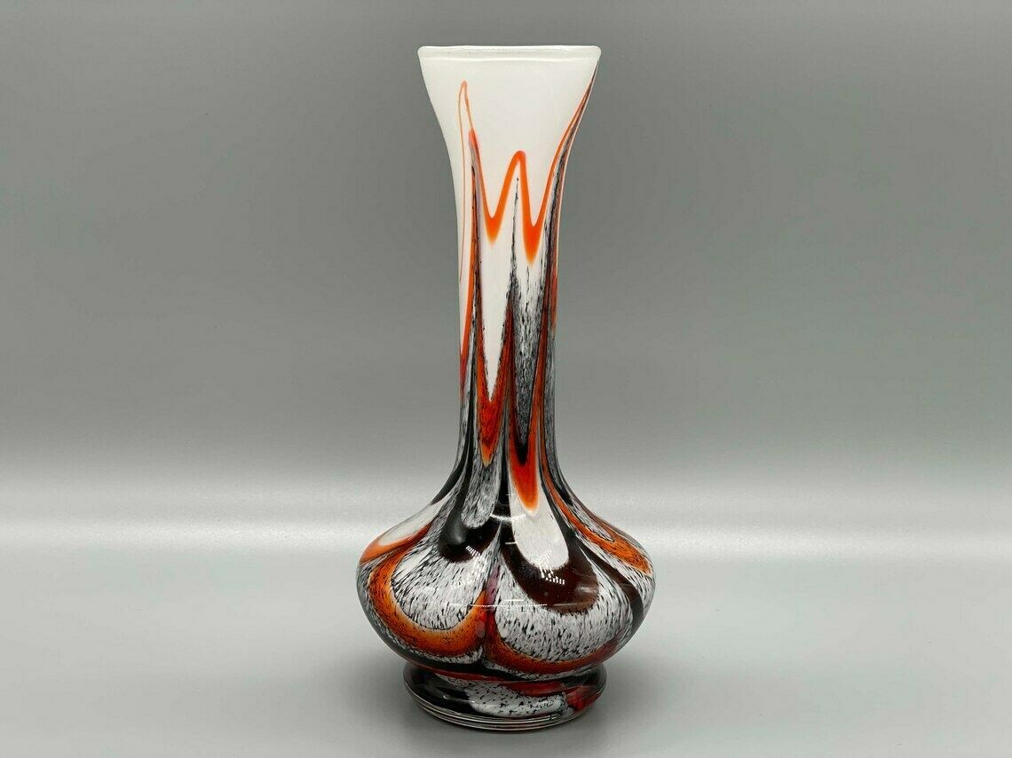 Pop Art Murano Vase Design Carlo Moretti Opaline Florence 1970s photo furniture