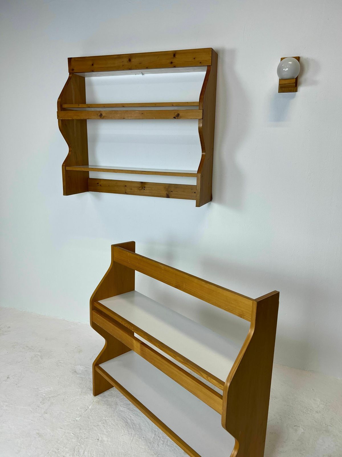 Duo Of Shelves By Charlotte Perriand photo buy