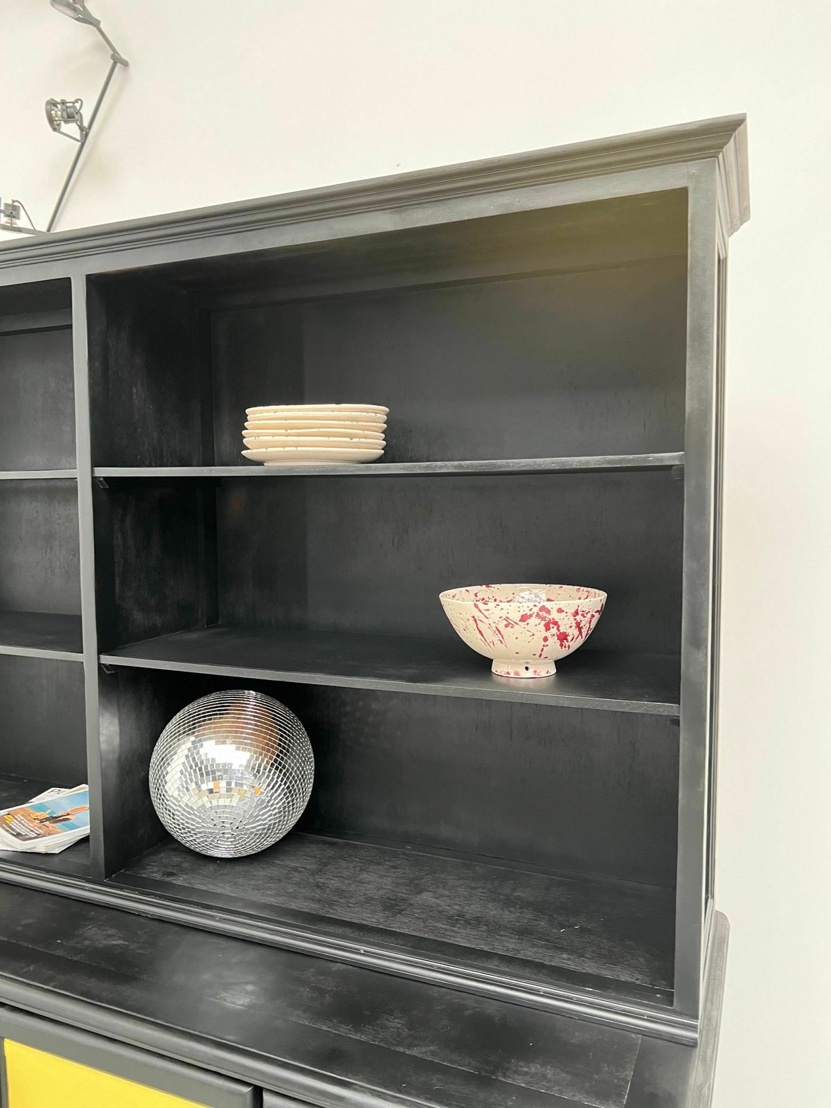 photo vinterior 2 Body Sideboard, Xxl Format, Old Wooden School Furniture