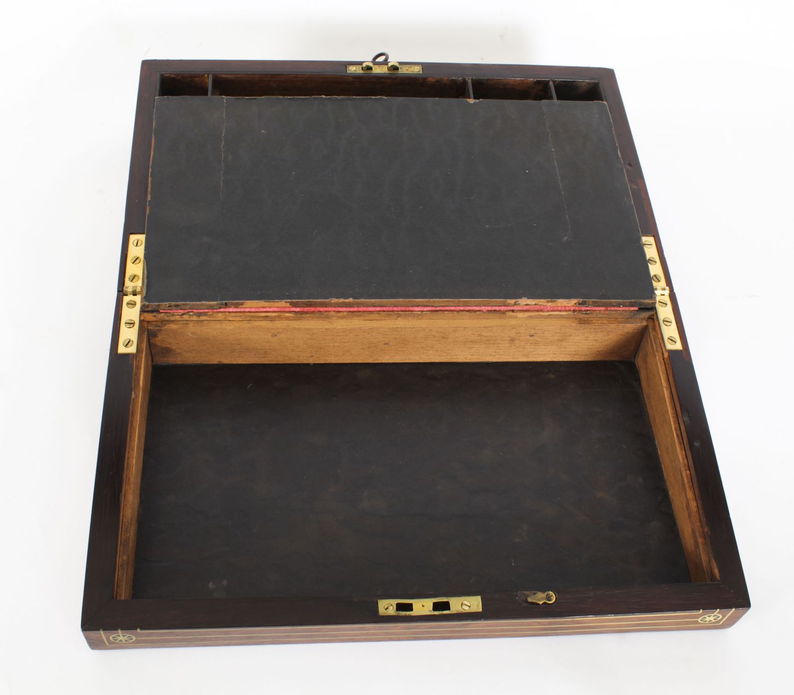 photo for sale Regency Campaign Writing Slope Brass Mounts Circa 1820 19th C