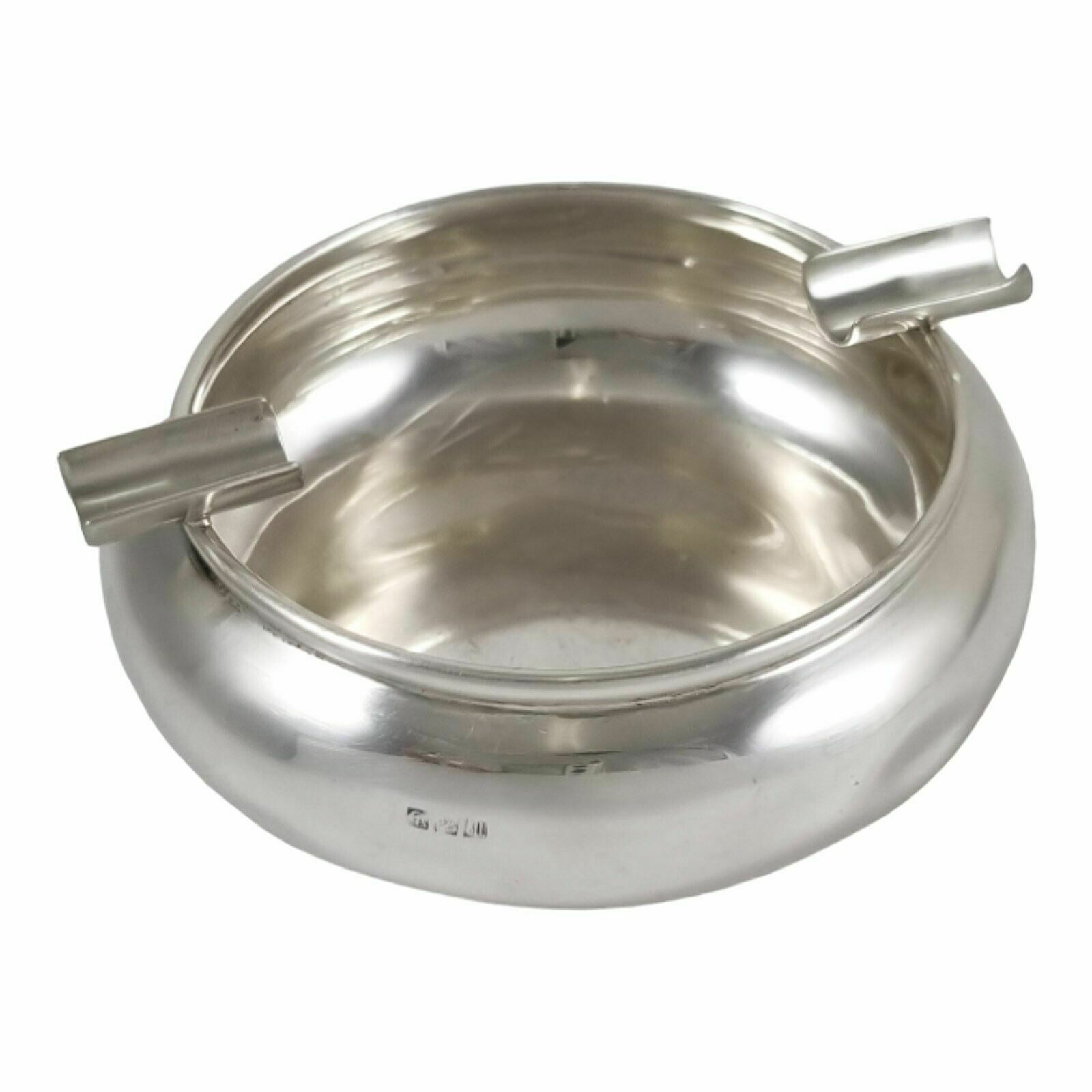 Antique Indian Colonial Silver Cooke Kelvey Large Baluster Ashtray 2 Slots photo buy