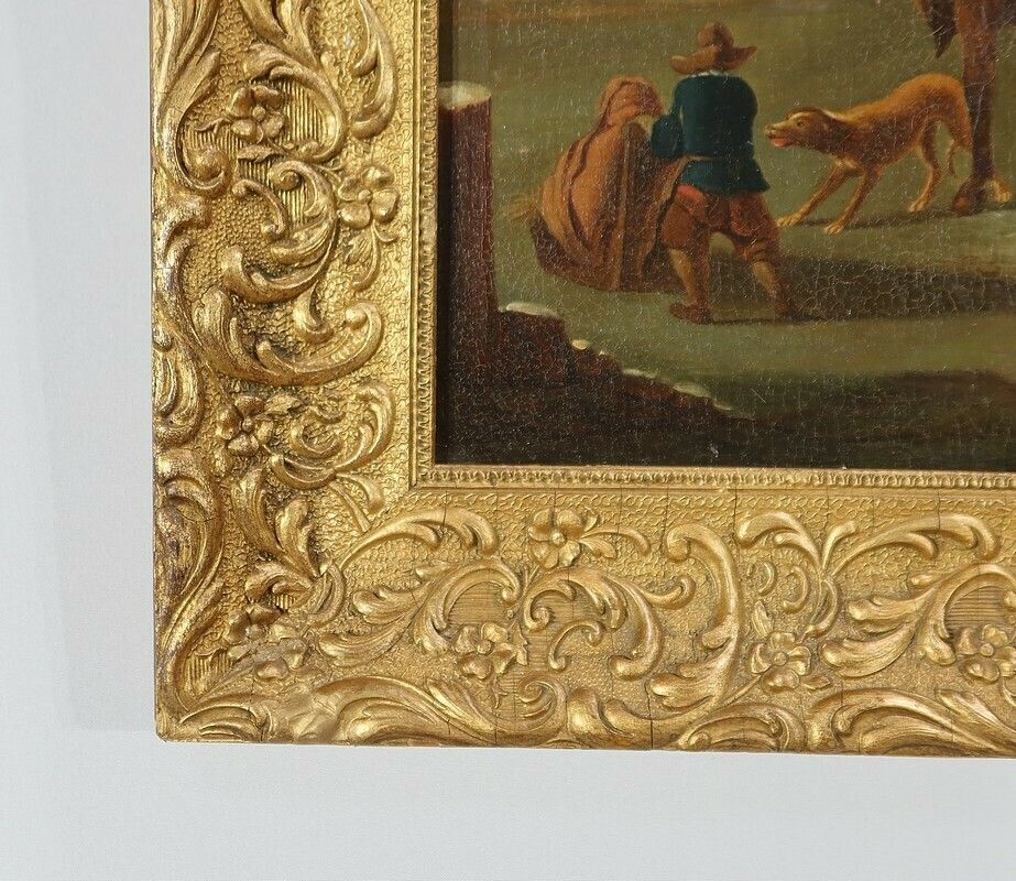 photo vinterior Pair Of “Spanish Scenes” Paintings – Mid 19th Century