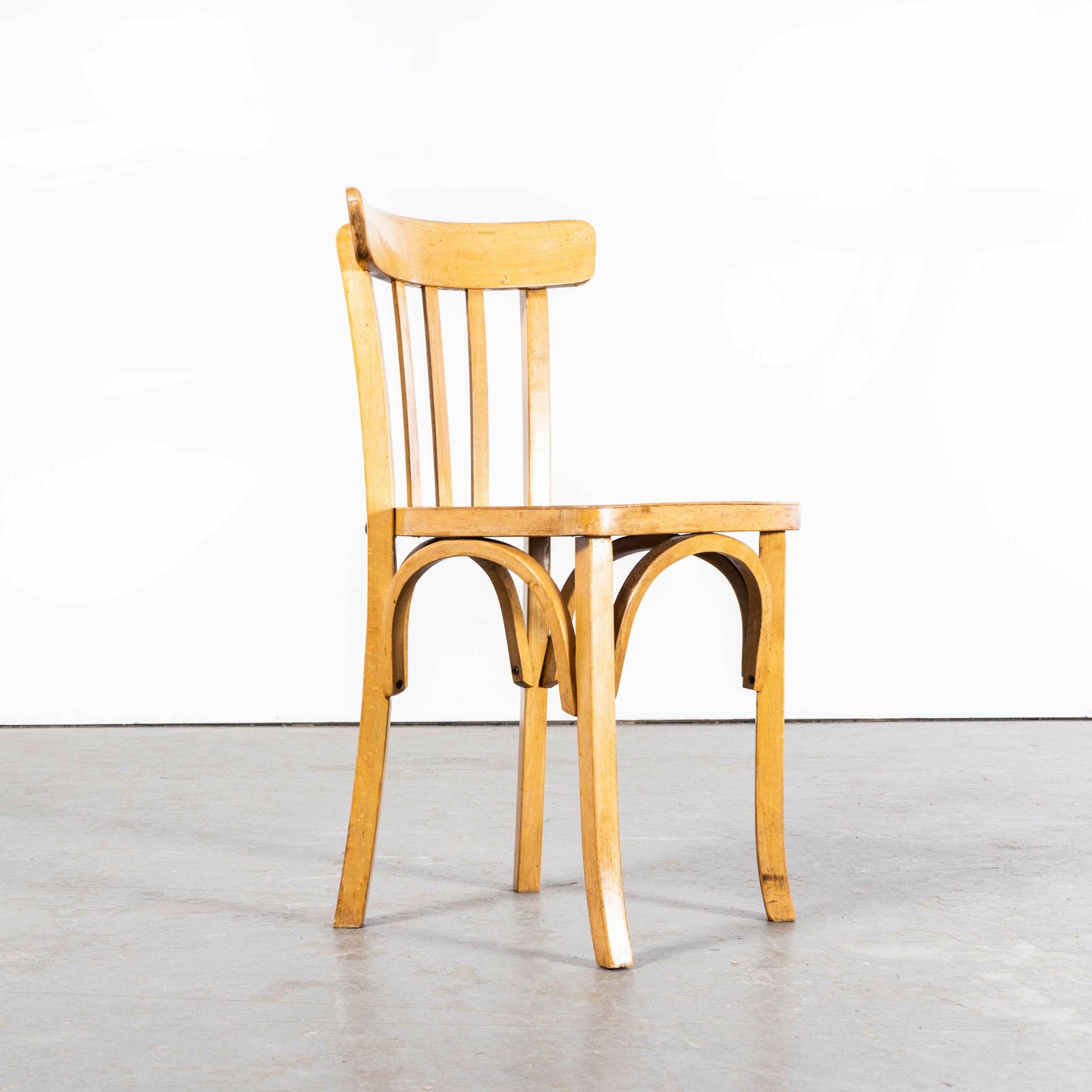1950’s Luterma Blonde Bentwood Dining Chairs – Set Of Three photo vinterior