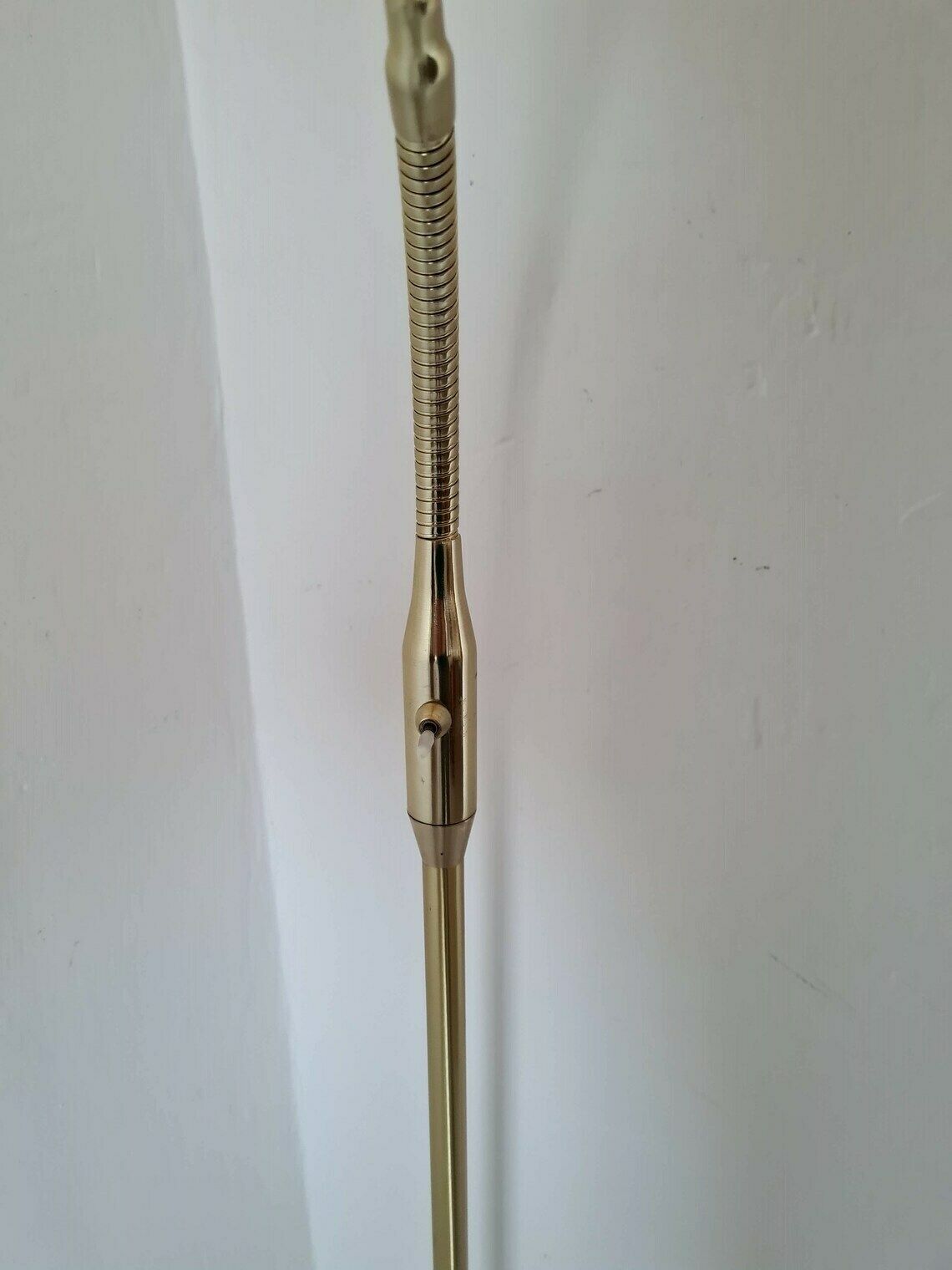 photo furniture Vintage Mid Century Gold Halogen Floor Lamp Retro Lamp Very Beautiful Decor Element