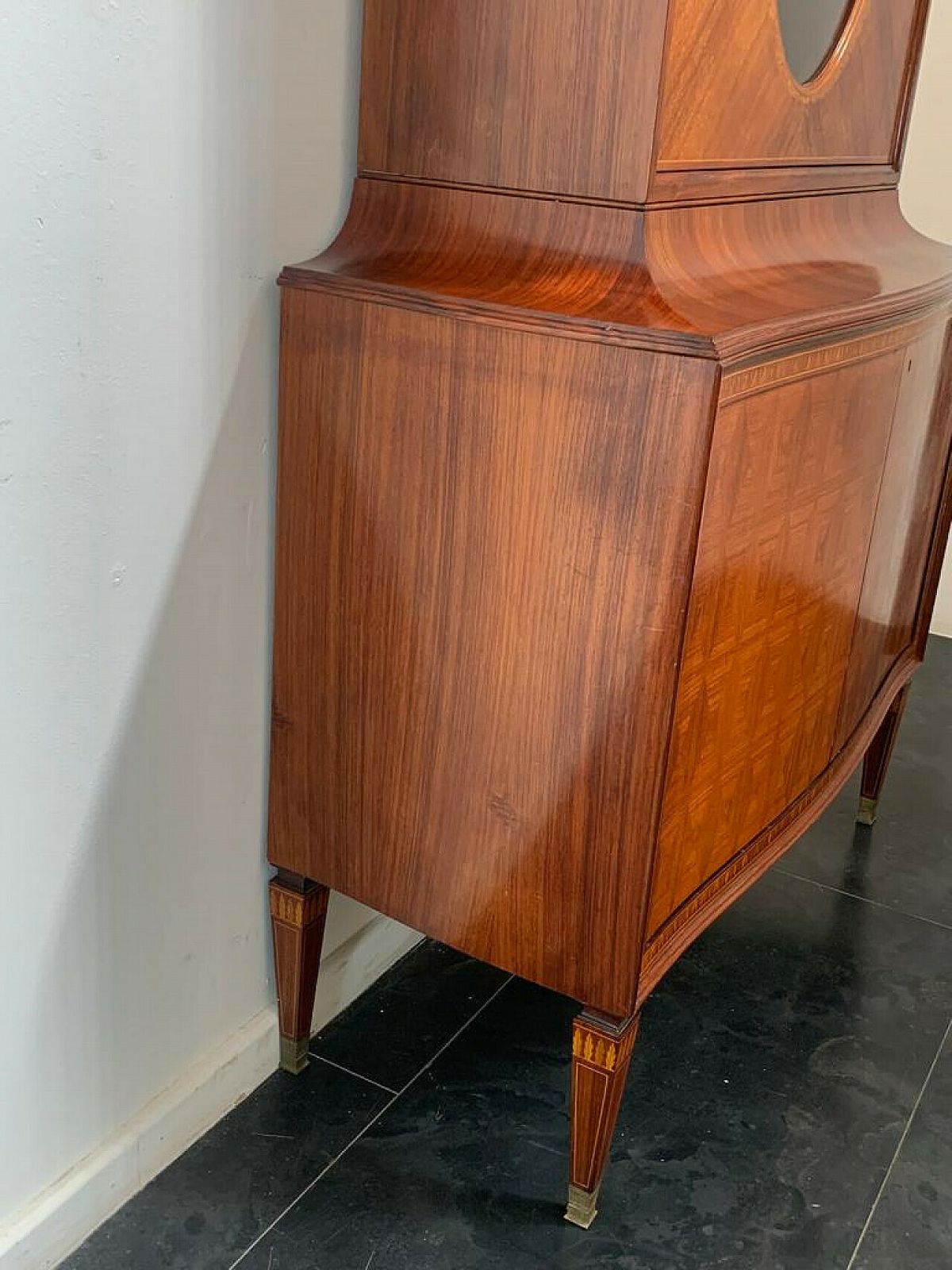 Sideboard With Showcase By Paolo Buffa For La Permanente Mobili Cantù, 1950s photo vinterior