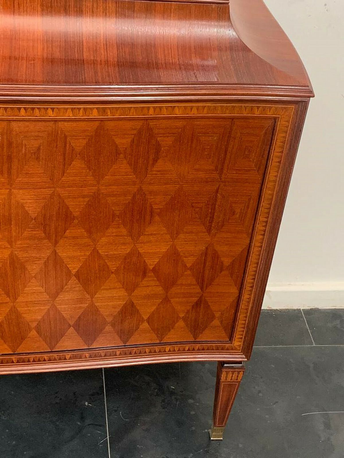 photo buy Sideboard With Showcase By Paolo Buffa For La Permanente Mobili Cantù, 1950s