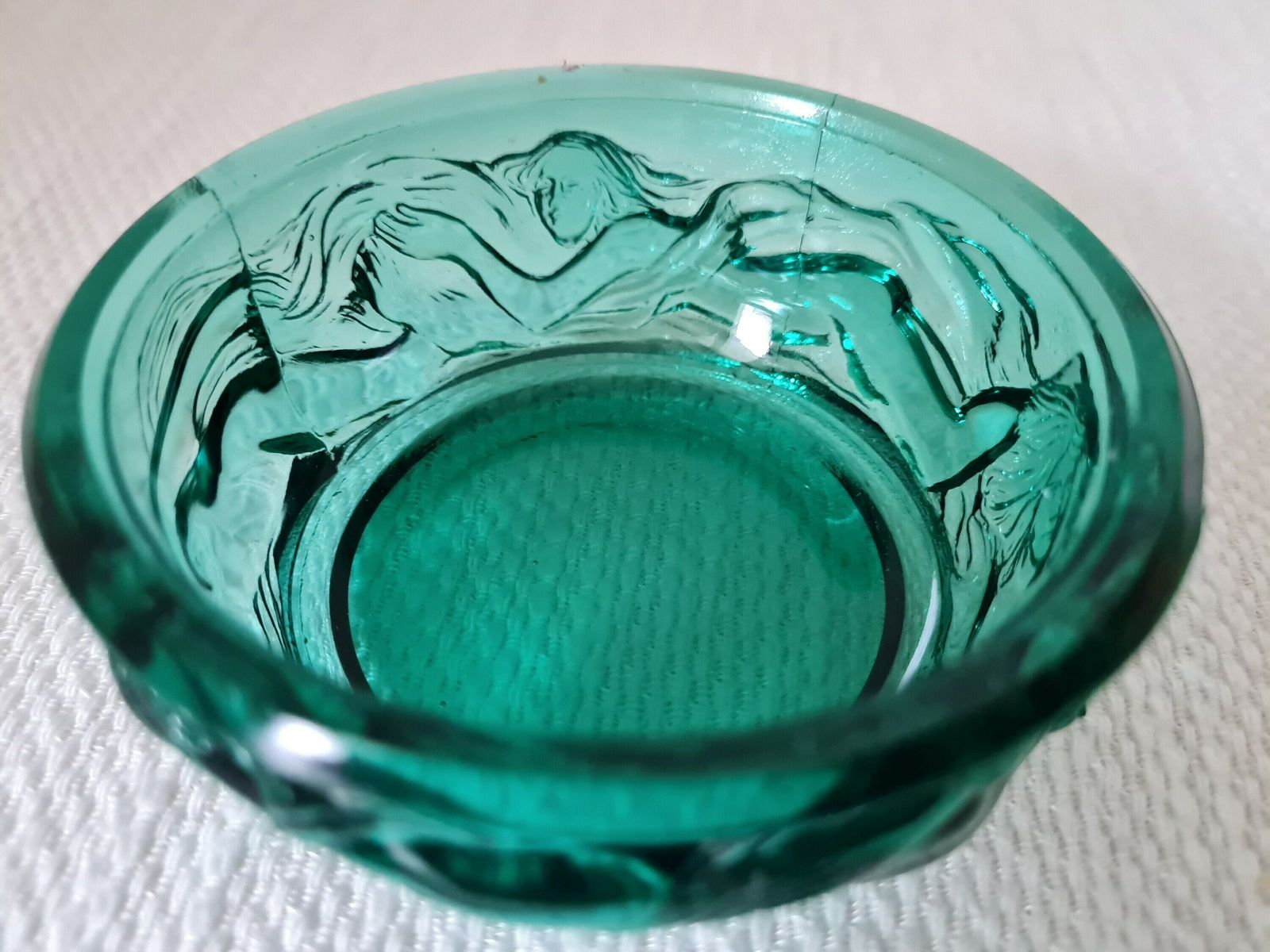 photo furniture Art Deco Jewelry Box Powder Box Schlevogt Ingrid Design Czech Bohemian Glass