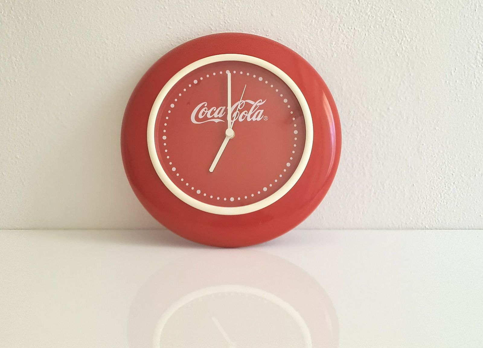 Vintage Pop Art Coca Cola Metal Wall Clock photo furniture