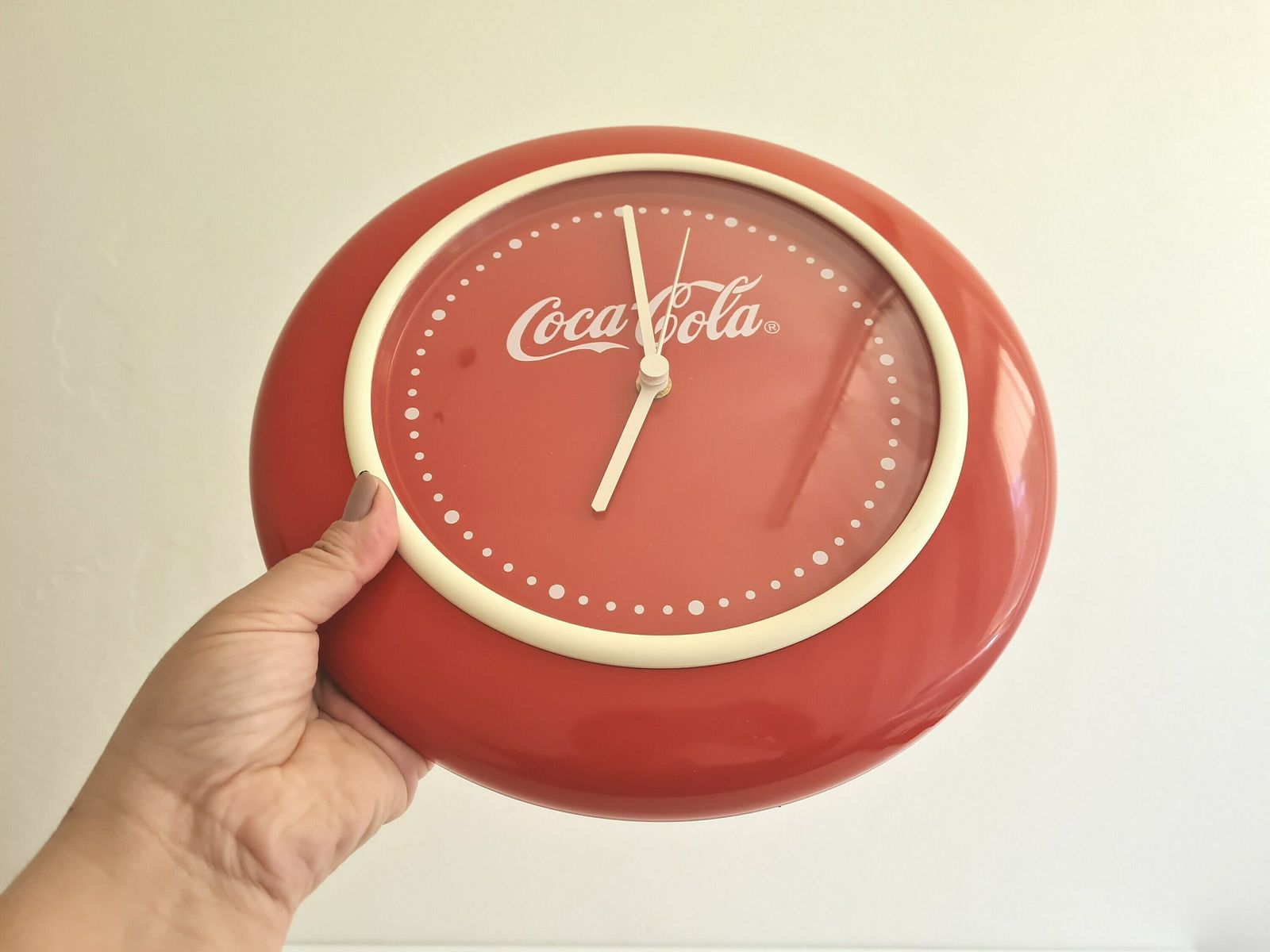 Vintage Pop Art Coca Cola Metal Wall Clock photo buy