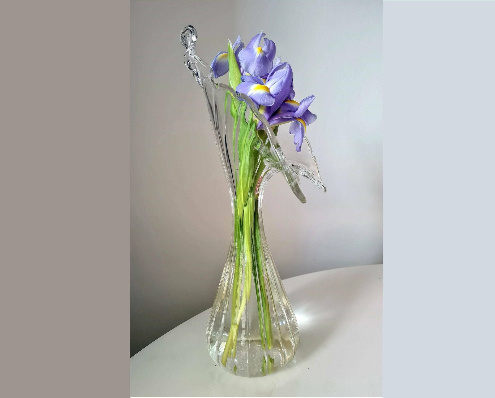Vintage Lovely Bohemian Glass Vase