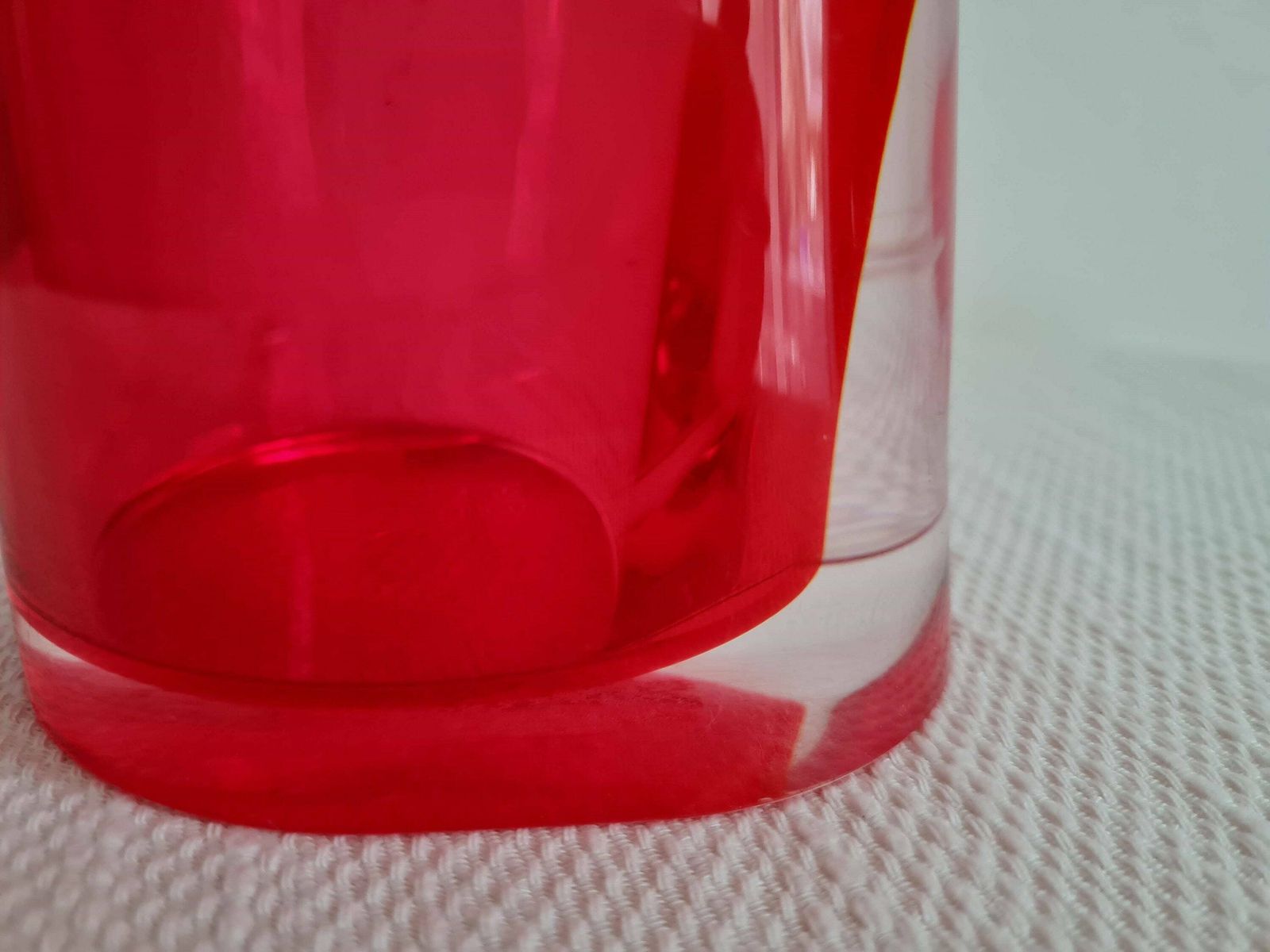 Vintage Y2k Pink Plastic Vase, 21st Century photo for sale