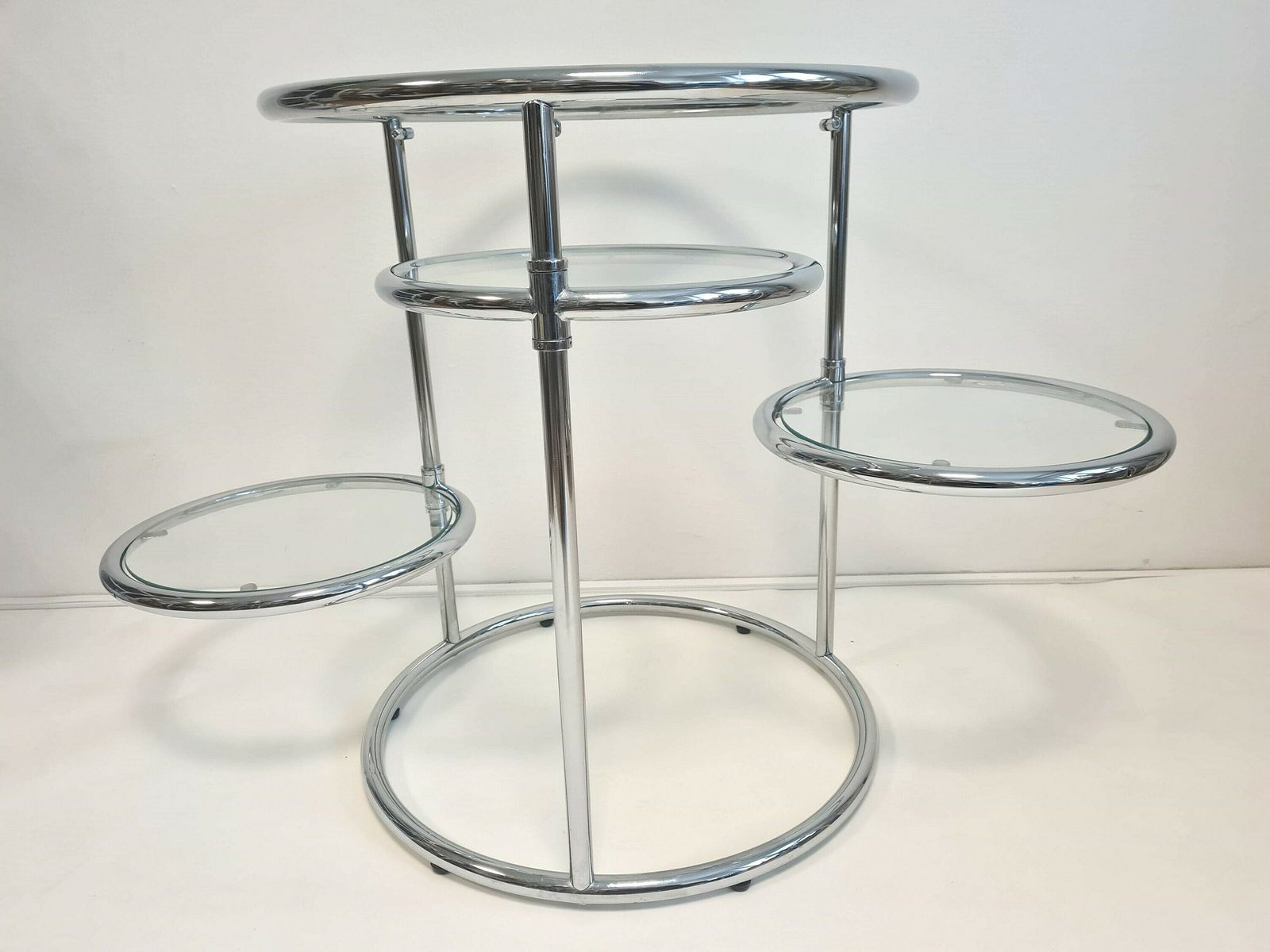 Vintage Mid Century Transformer Coffee Table With 4 Glasses photo vinterior