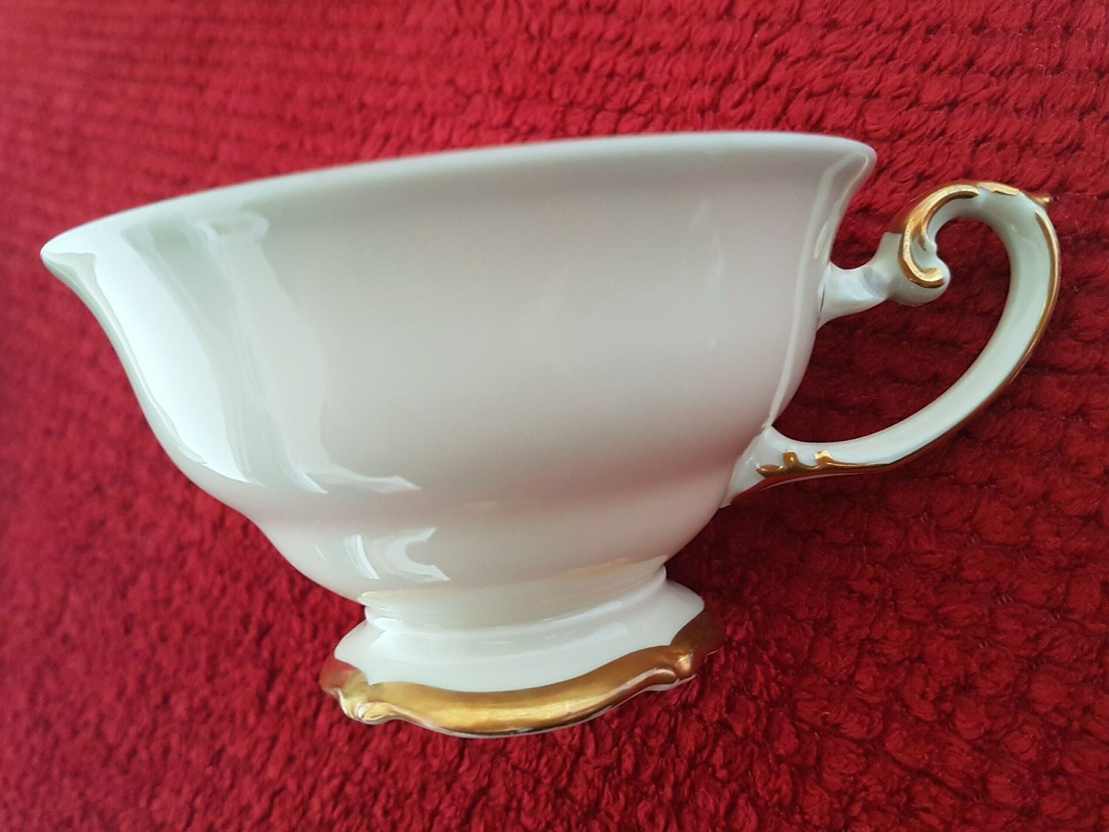 Vintage Porcelain Set 3 Piece Breakfast Set Vintage Germany Breakfast Set 150ml Cup, Saucer & Cake Dish photo for sale