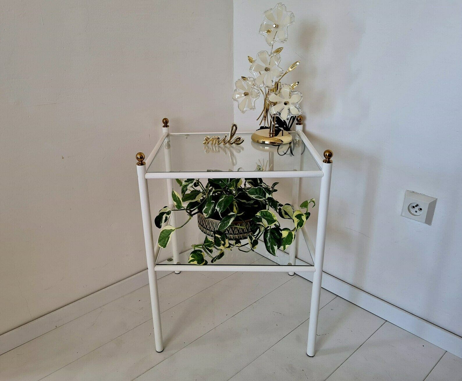 photo for sale Mid-Century Design tafellampenpaar – nachtkastlampen, jaren 1980