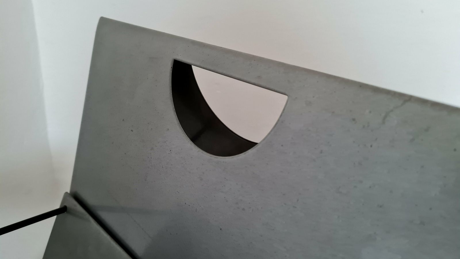 Vintage Memphis Milano Period Grey Magazine/ Vinyl Rack Italian Postmodern Sottsass Style photo buy