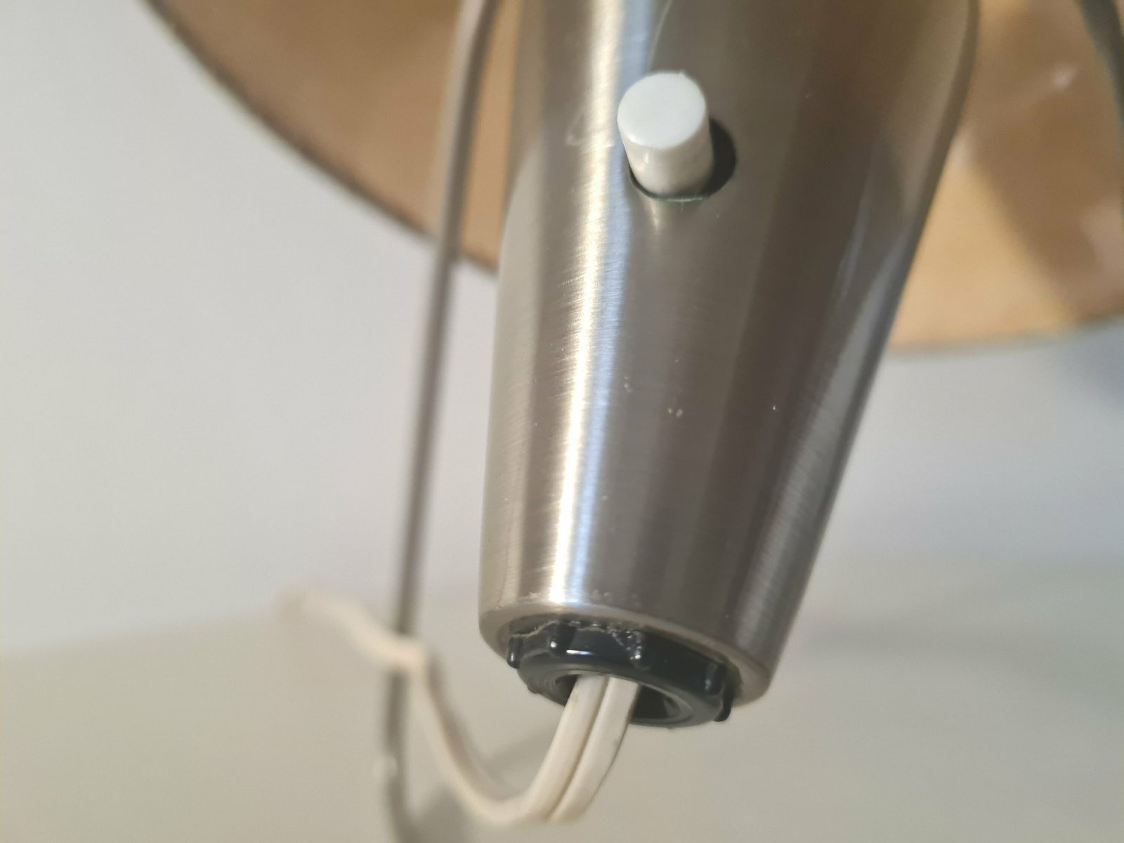 Vintage Table/Wall Lamp With Original Shade By Helena Frantova Made In Czechoslovakia 50s. photo Lighting