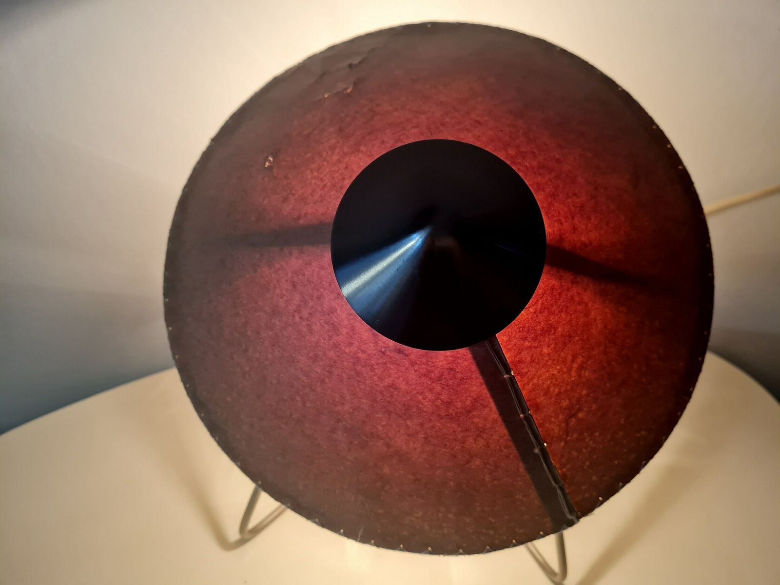 photo for sale Vintage Table/Wall Lamp With Original Shade By Helena Frantova Made In Czechoslovakia 50s.